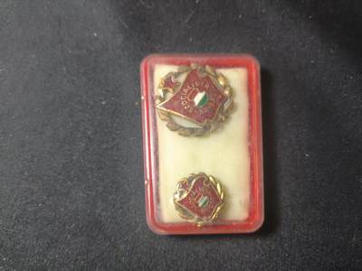 罗岚⭐爱藏⭐甄选专拍第四场-分享拍场赚佣（实体经营） - 匈牙利人民共和国铜级建设旅奖章带盒mini 早期热珐琅