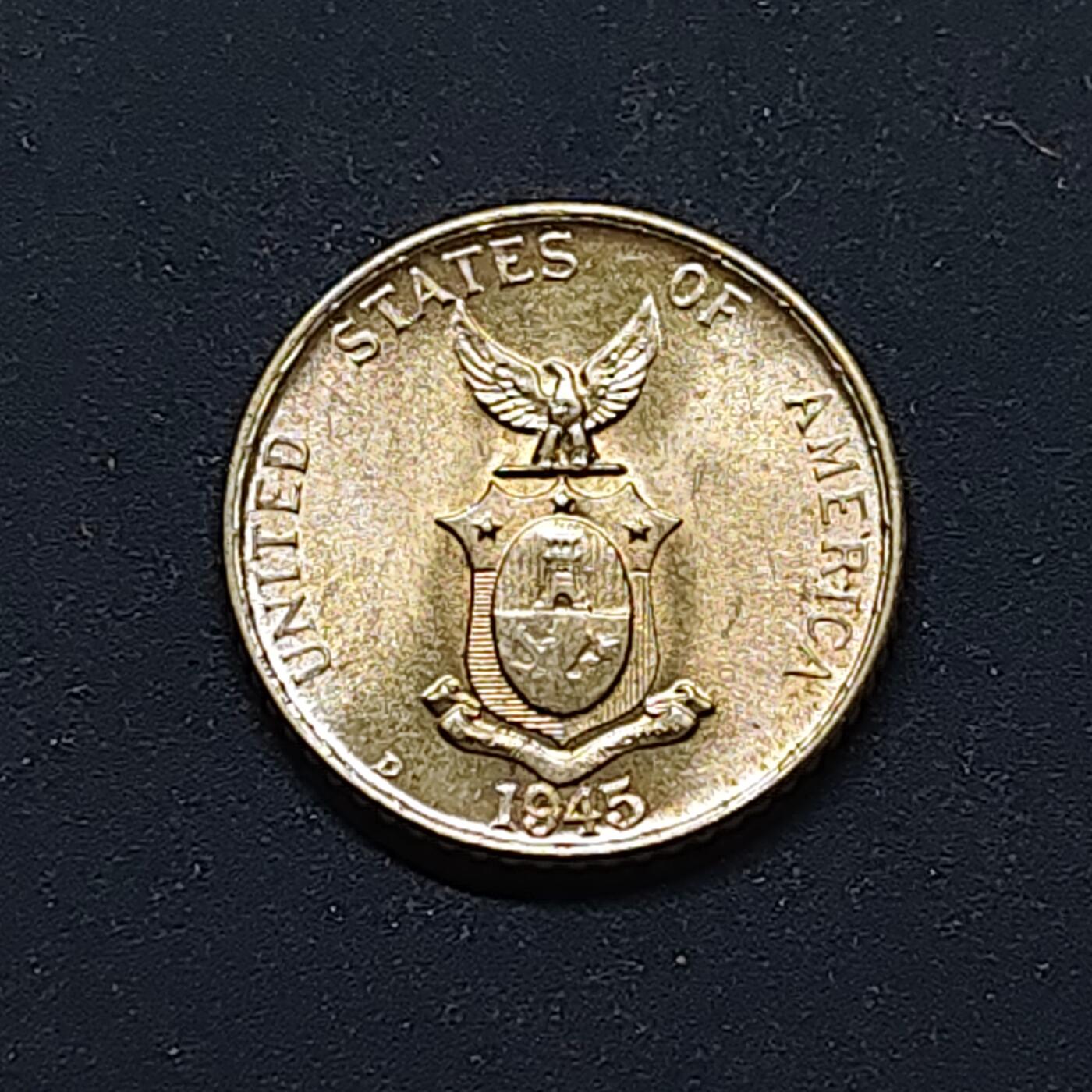 【全场包邮】纯粹捡漏拍496场-持续更新中 美属菲律宾1945年打铁女神10分银币【16.7毫米2克75%】