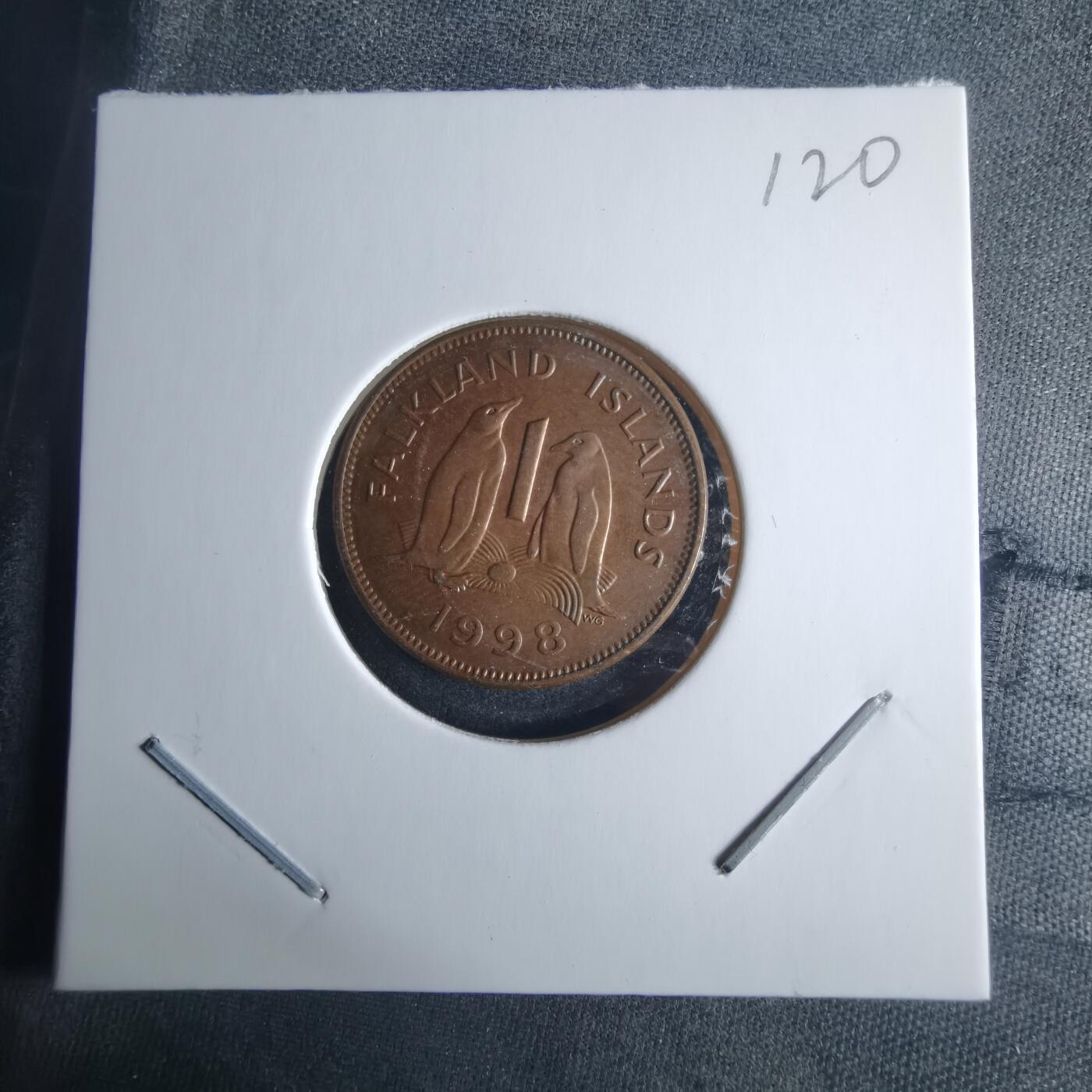 沼泽如烟--第970场 福克兰1998年1便士