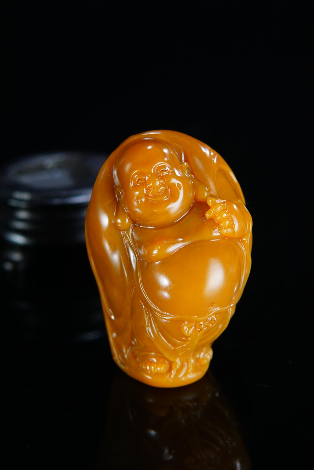 方寸藏珍·寿山田黄印章专场（一） 寿山田黄石《笑佛》摆件