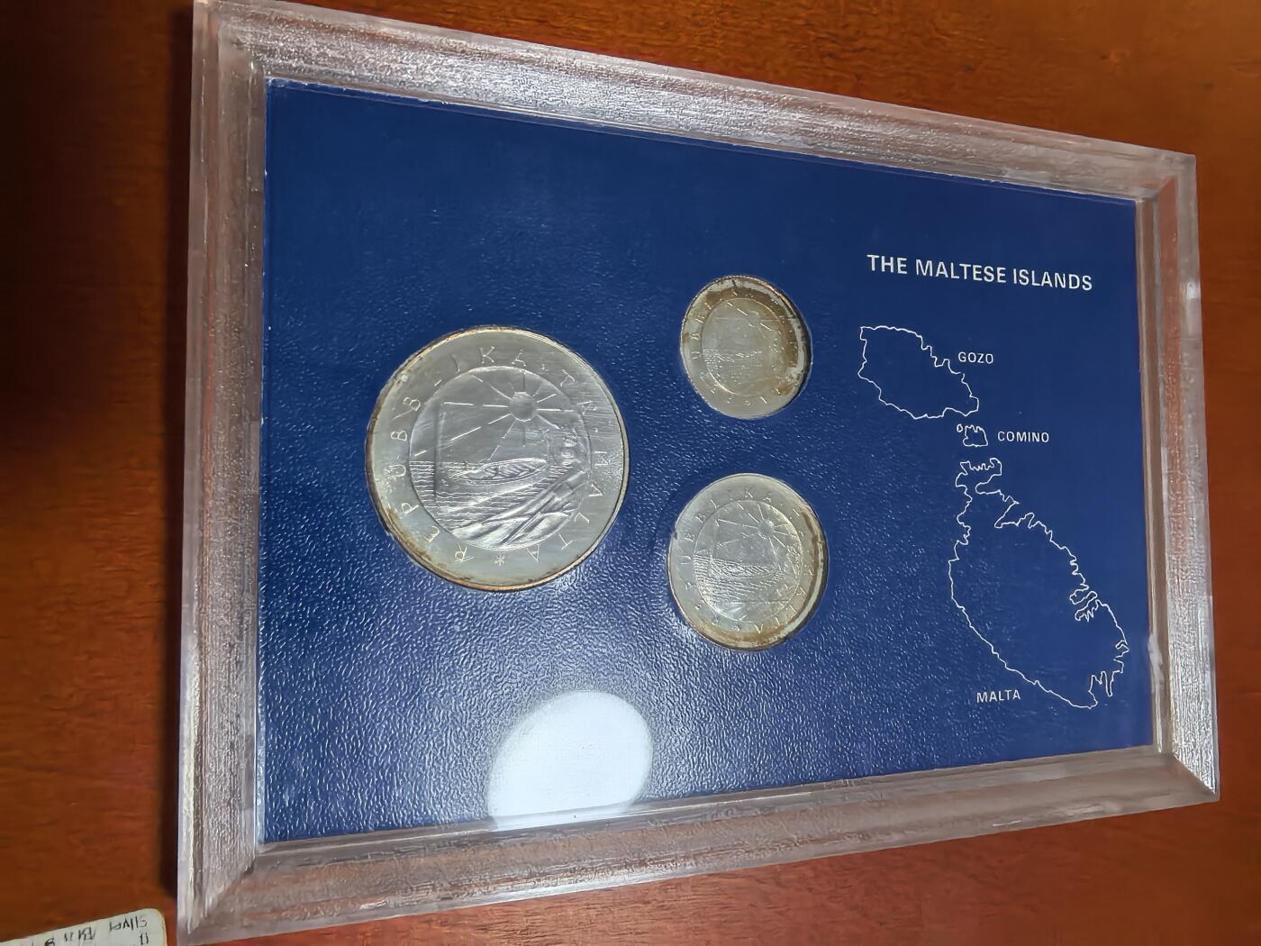 长老汇蛇年精选第九十四场拍卖 1977马耳他1+2+5里拉3枚精制银币套装，没有外纸，2500套，克书标价225美金