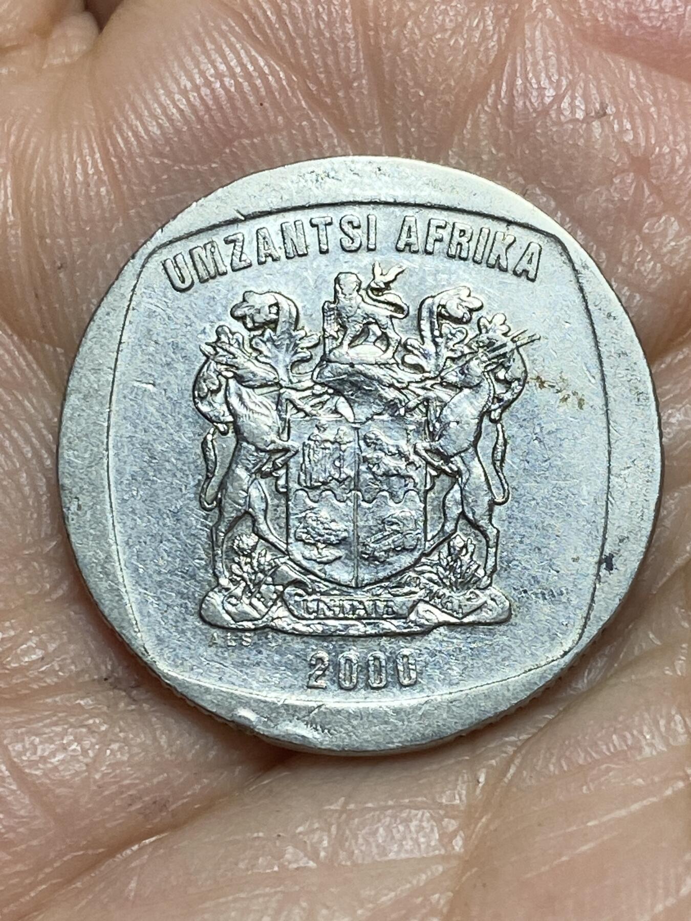 2026年第十三场(总第一百八十二场）外国好品散币场(免佣金) 南非🇿🇦2000年2兰特(独立后第九套，关门年)