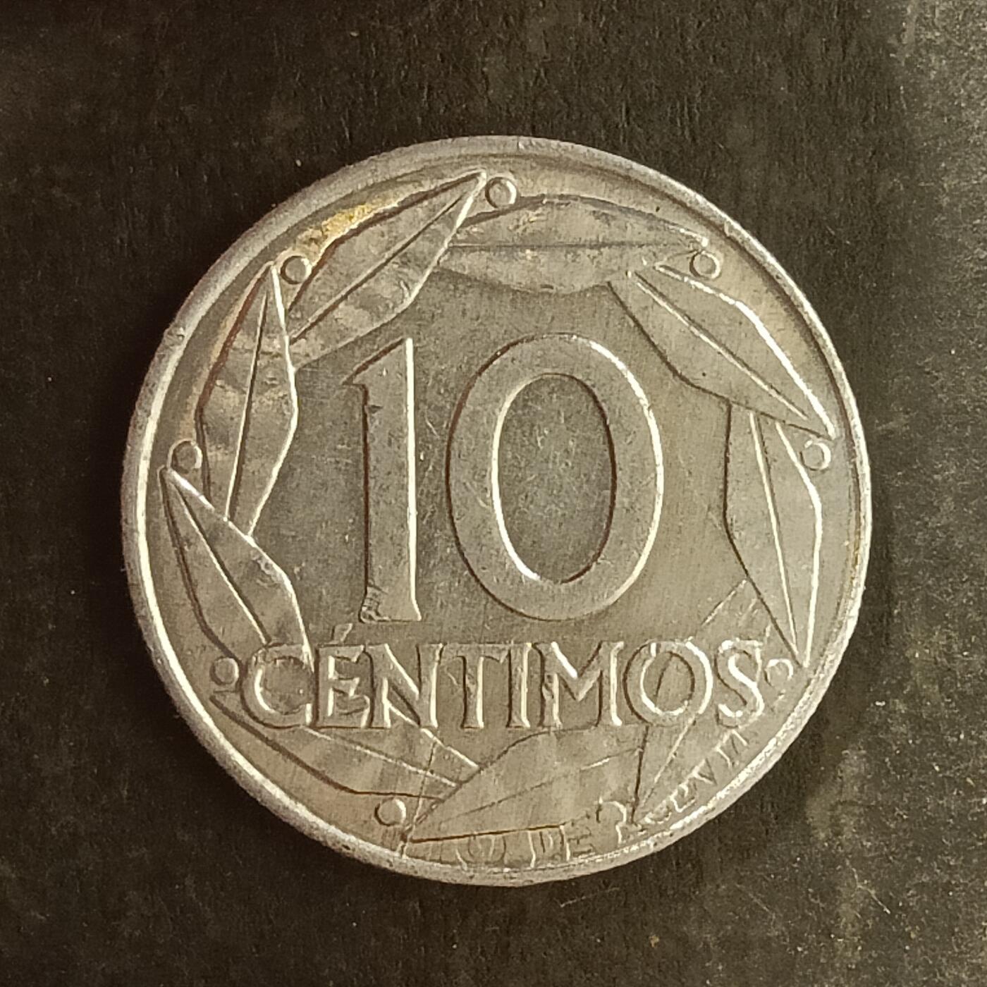 逸泉钱币2026A第五场A各国纸币沙俄散币纪念币系列A702-882 767 西班牙弗朗哥时期10分硬币