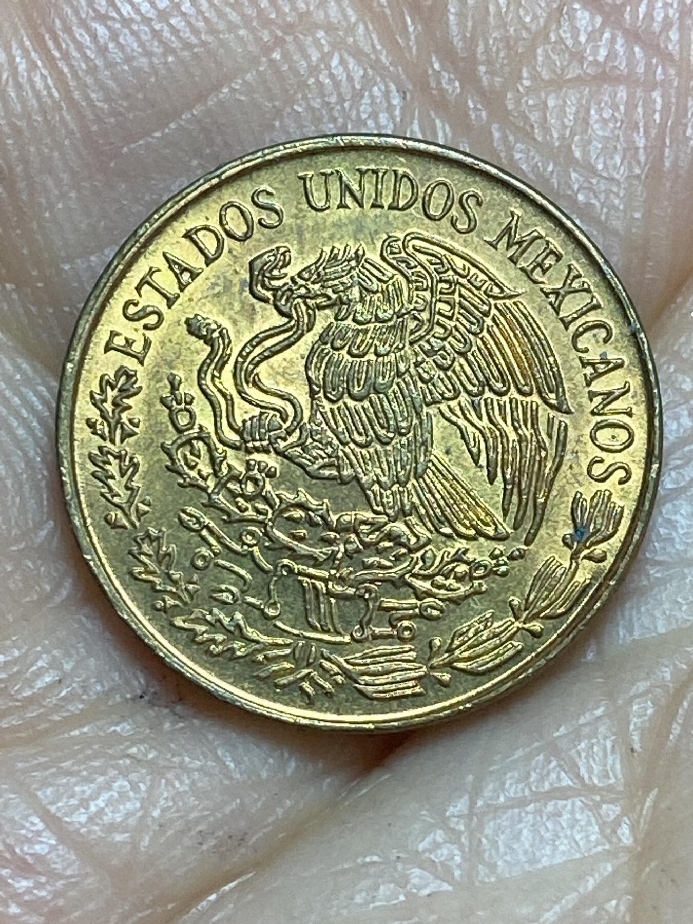 2026年第十三场(总第一百八十二场）外国好品散币场(免佣金) 墨西哥🇲🇽1973年5分(多明戈斯5分第五版，Round top 3–圆顶3版)