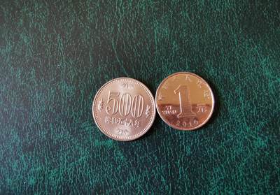 零零发外国硬币拍卖 无佣金 - 昭和58年500日元