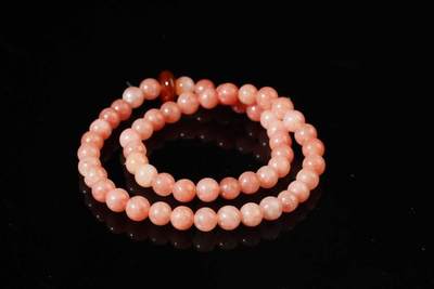 上海都达杂项专场五（全场包邮） - 草莓晶双圈手串87-301