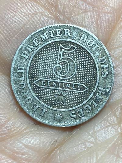 2026年第十三场(总第一百八十二场）外国好品散币场(免佣金) - 比利时🇧🇪1862年5分(利奥波德一世时期)