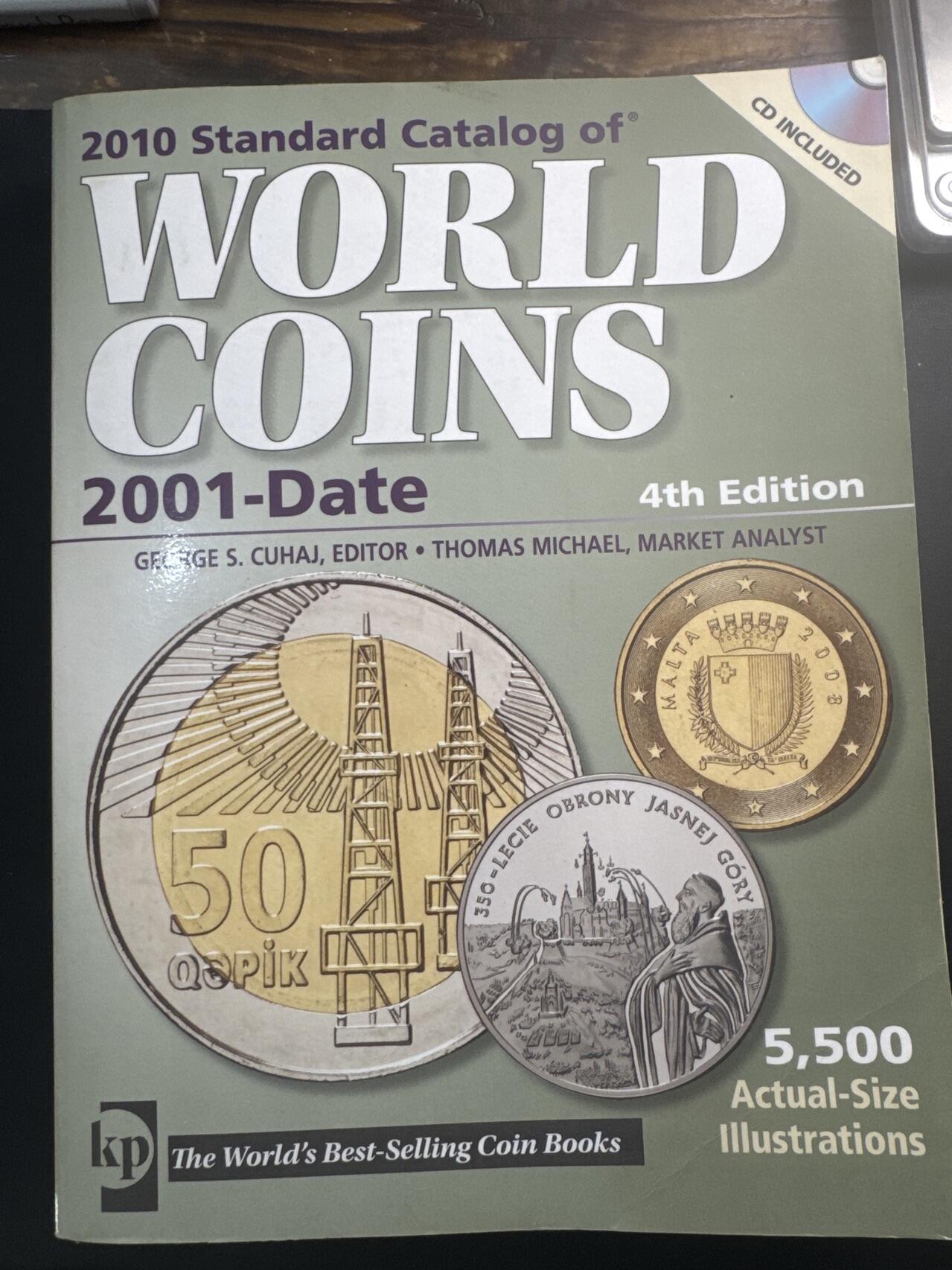 ❤️【币观天下】❤️ 第340期钱币拍卖- 2026.1.23周五晚上6点半场-长期征集拍品 克劳斯钱币目录2001至今第四版