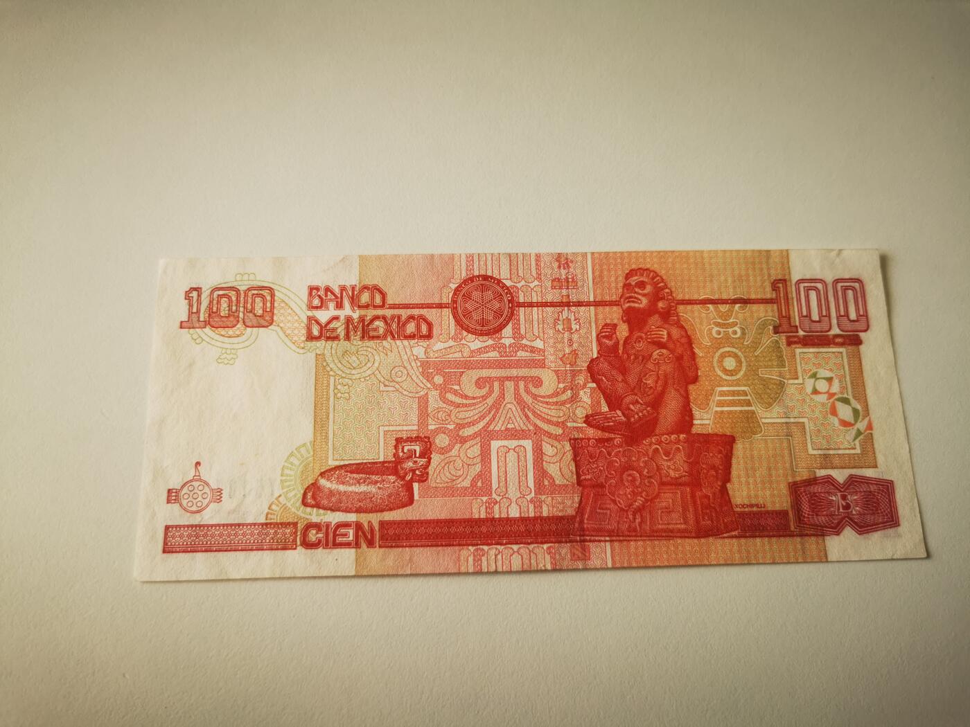 零零发流通品外国纸币拍卖 无佣金 墨西哥好品