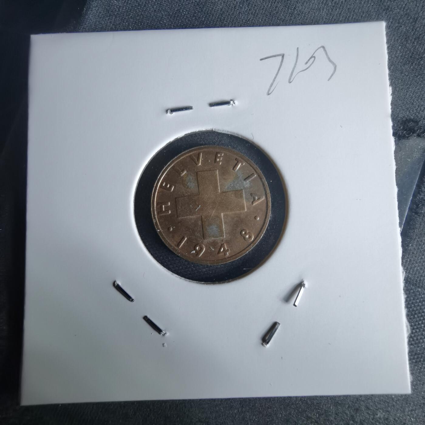 沼泽如烟--第971场 瑞士1948年一分