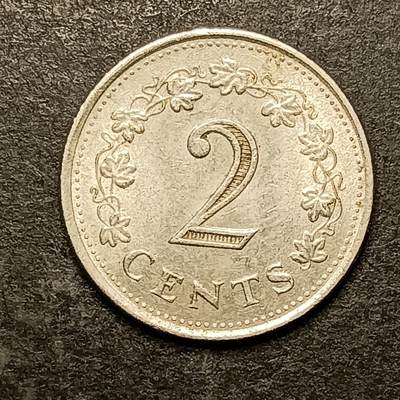 逸泉钱币2026A第五场A各国纸币沙俄散币纪念币系列A702-882 - 774 马耳他2分硬币