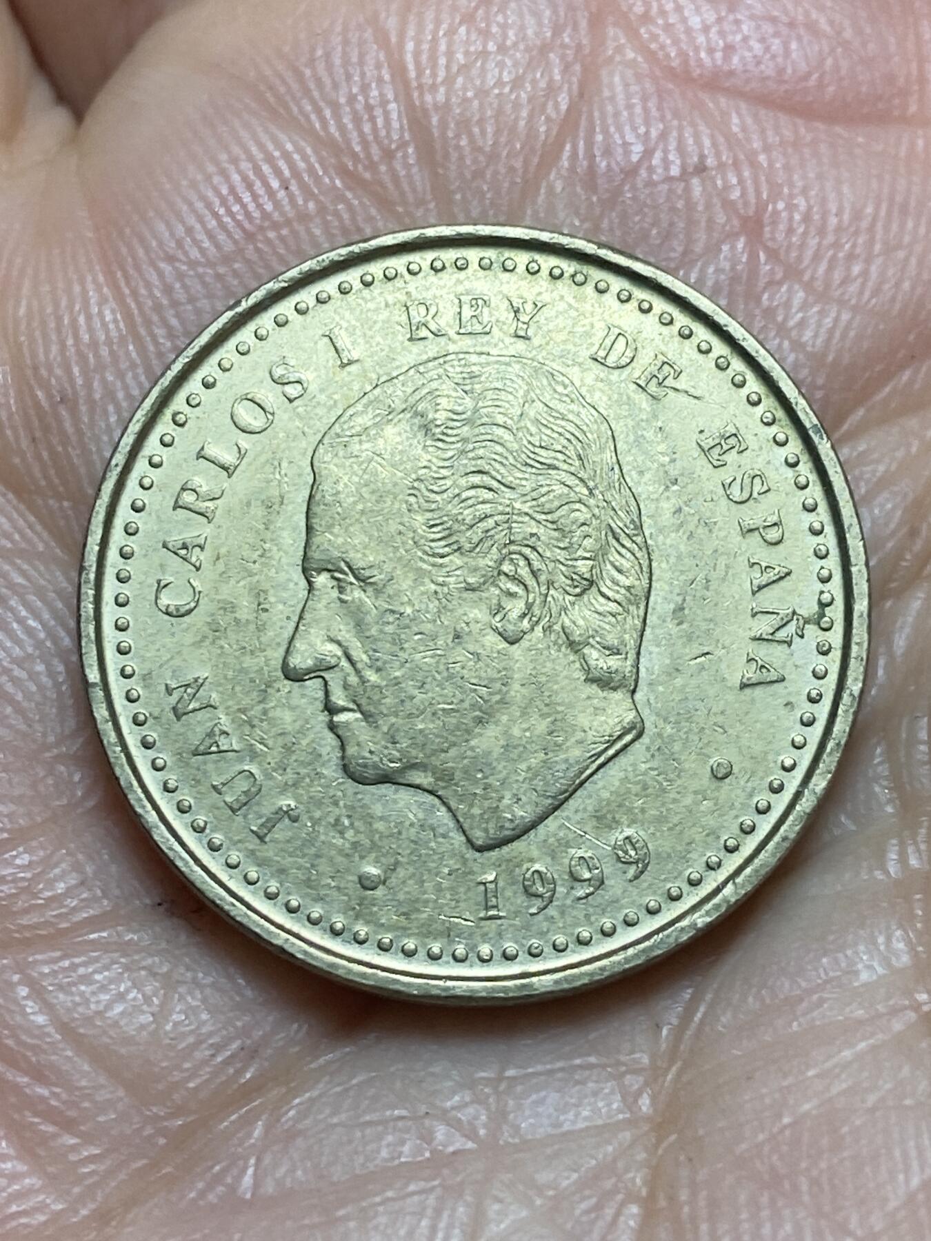 2026年第十三场(总第一百八十二场）外国好品散币场(免佣金) 西班牙🇪🇸1999单年份100比塞塔(国际老年人年纪念币)