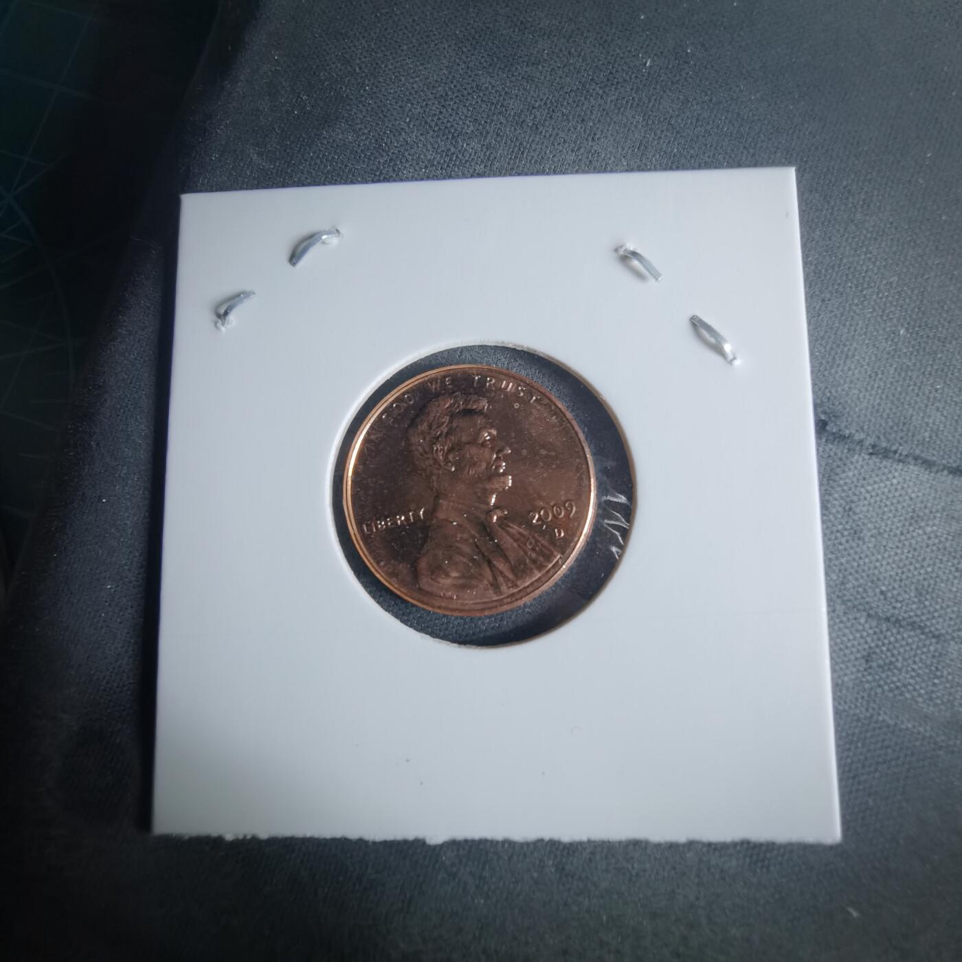 沼泽如烟--第970场 美国2009年一分纪念币