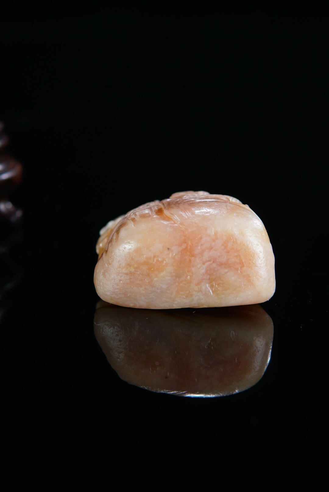 方寸藏珍·寿山田黄印章专场（一） 寿山银裹金田黄石《行旅图》摆件