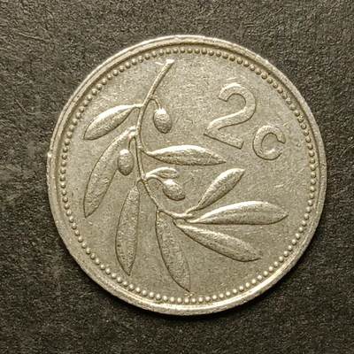 逸泉钱币2026A第五场A各国纸币沙俄散币纪念币系列A702-882 - 812 马耳他老版2分硬币