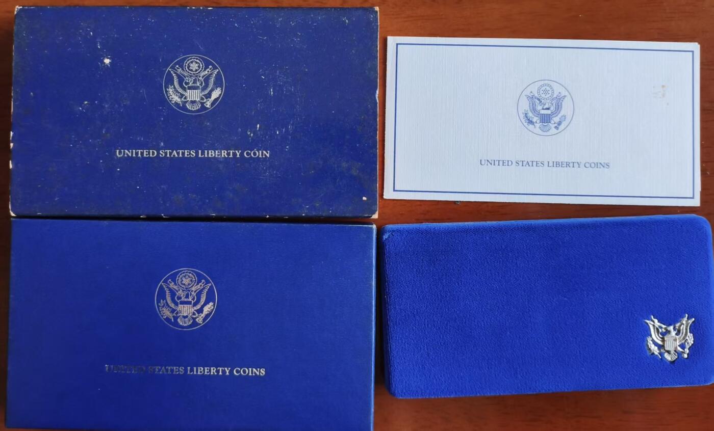 ❤️【币观天下】❤️ 第340期钱币拍卖- 2026.1.23周五晚上6点半场-长期征集拍品 美国1986年自由女神百年套装