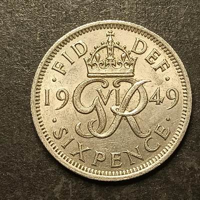 逸泉钱币2026A第五场A各国纸币沙俄散币纪念币系列A702-882 - 788 英国幸运6便士