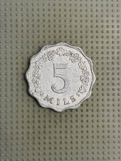 2026年第16场各国散币拍卖（总第166场） - 马耳他1972年5米尔