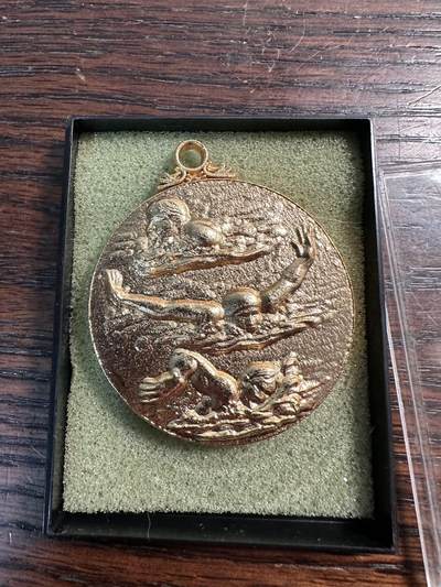 蒂克钱币-第55场 日本章 企业章拍卖 - 日本 游泳比赛镀金章