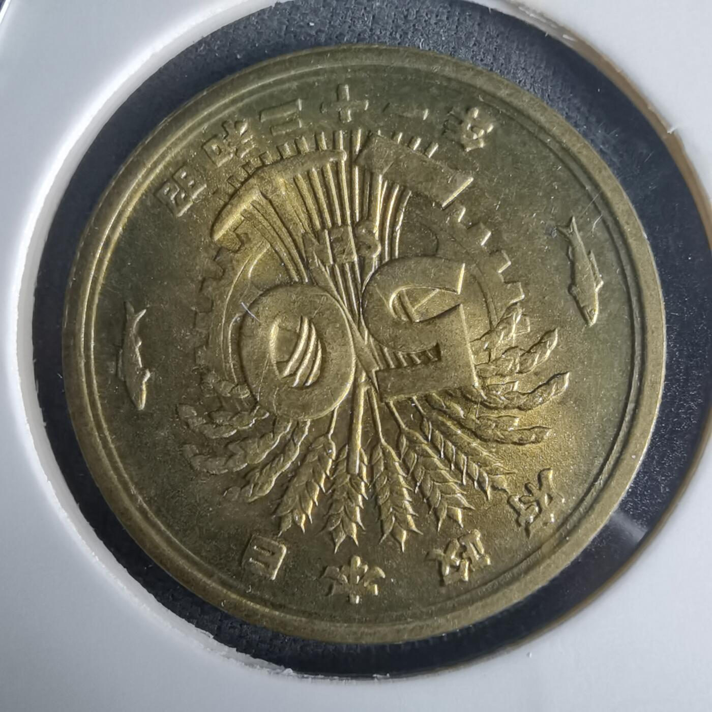 沼泽如烟--第971场 昭和二十一年五十钱铜币