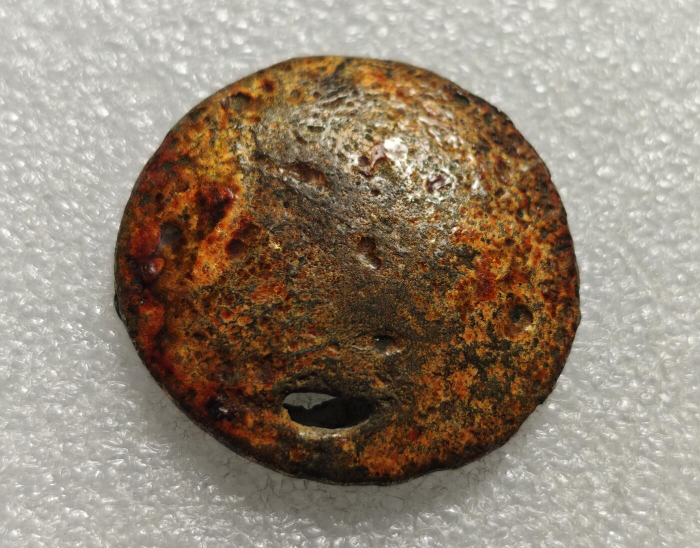 瓶子🏺第226期拍卖会  16-17世纪泰国南部nantok银锭大型银锭  69.91克