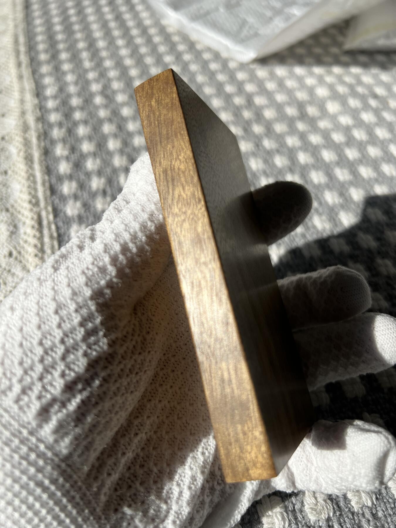 零元拍：A23金丝楠平安无事牌，3D立体水波香喷喷的小金砖，金光闪闪，116/58/14MM