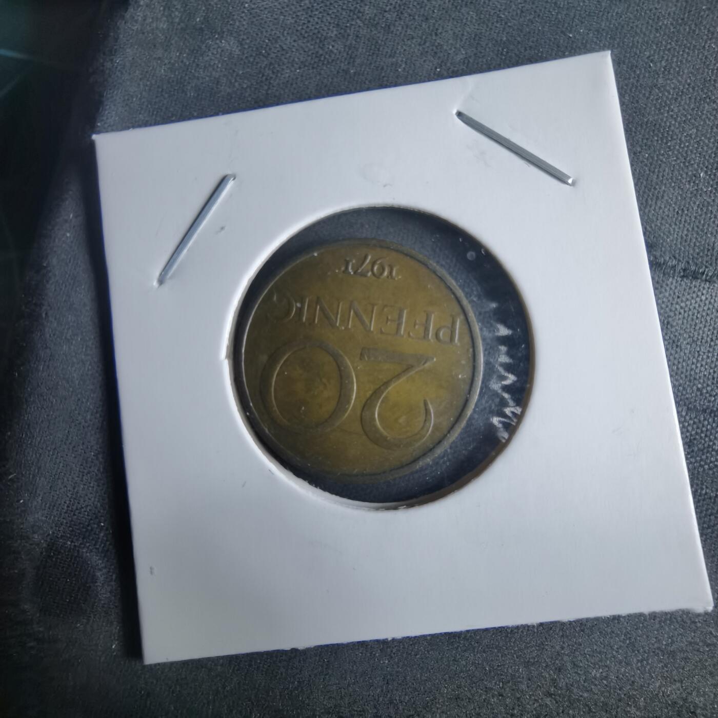 沼泽如烟--第970场 东德1971年20芬尼