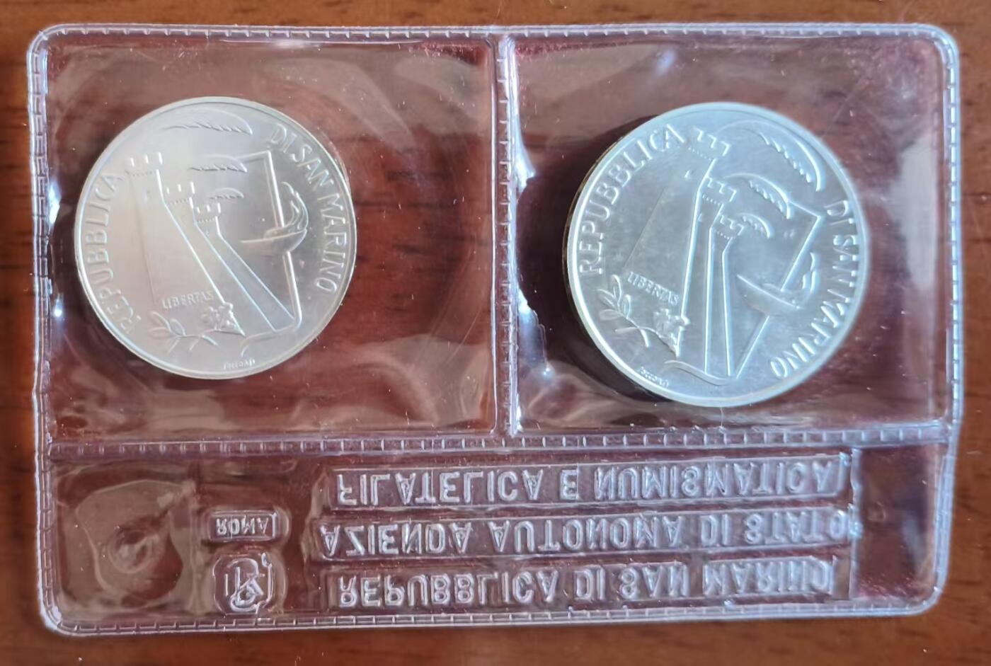 ❤️【币观天下】❤️ 第340期钱币拍卖- 2026.1.23周五晚上6点半场-长期征集拍品 圣马力诺1988年汉城奥运会和卡尔加里冬奥会纪念套装原盒证 含纯银21.38克