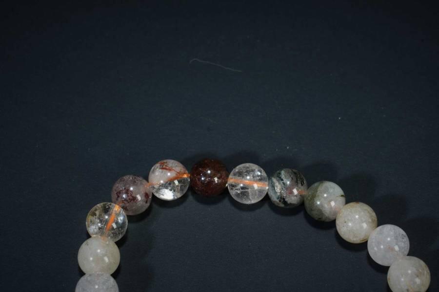 上海都达杂项专场五（全场包邮） 彩兔毛水晶手串87-293