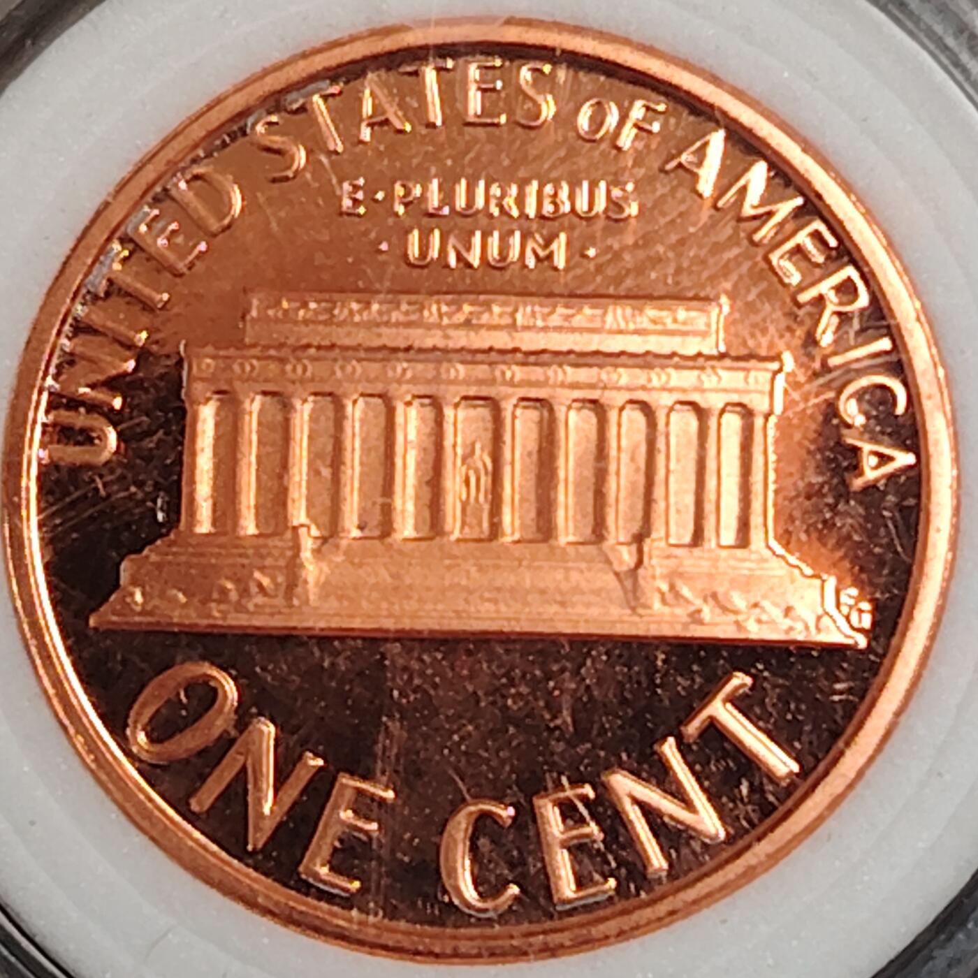 布加迪🐬～世界钱币(上海)🌾第 270 期 /  各国套币和散币 美国🇺🇸 1986年 1分 林肯头像精制币