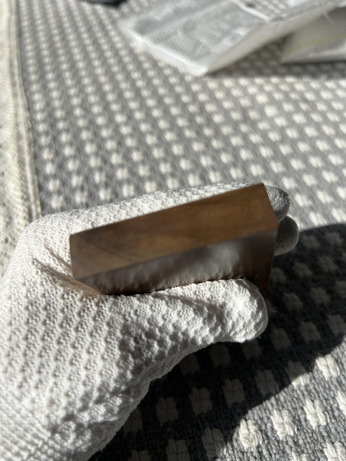 零元拍：A23金丝楠平安无事牌，3D立体水波香喷喷的小金砖，金光闪闪，116/58/14MM