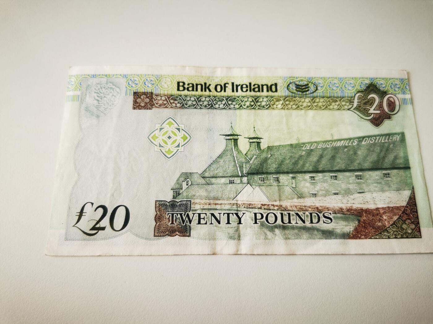 零零发流通品外国纸币拍卖 无佣金 北爱尔兰20