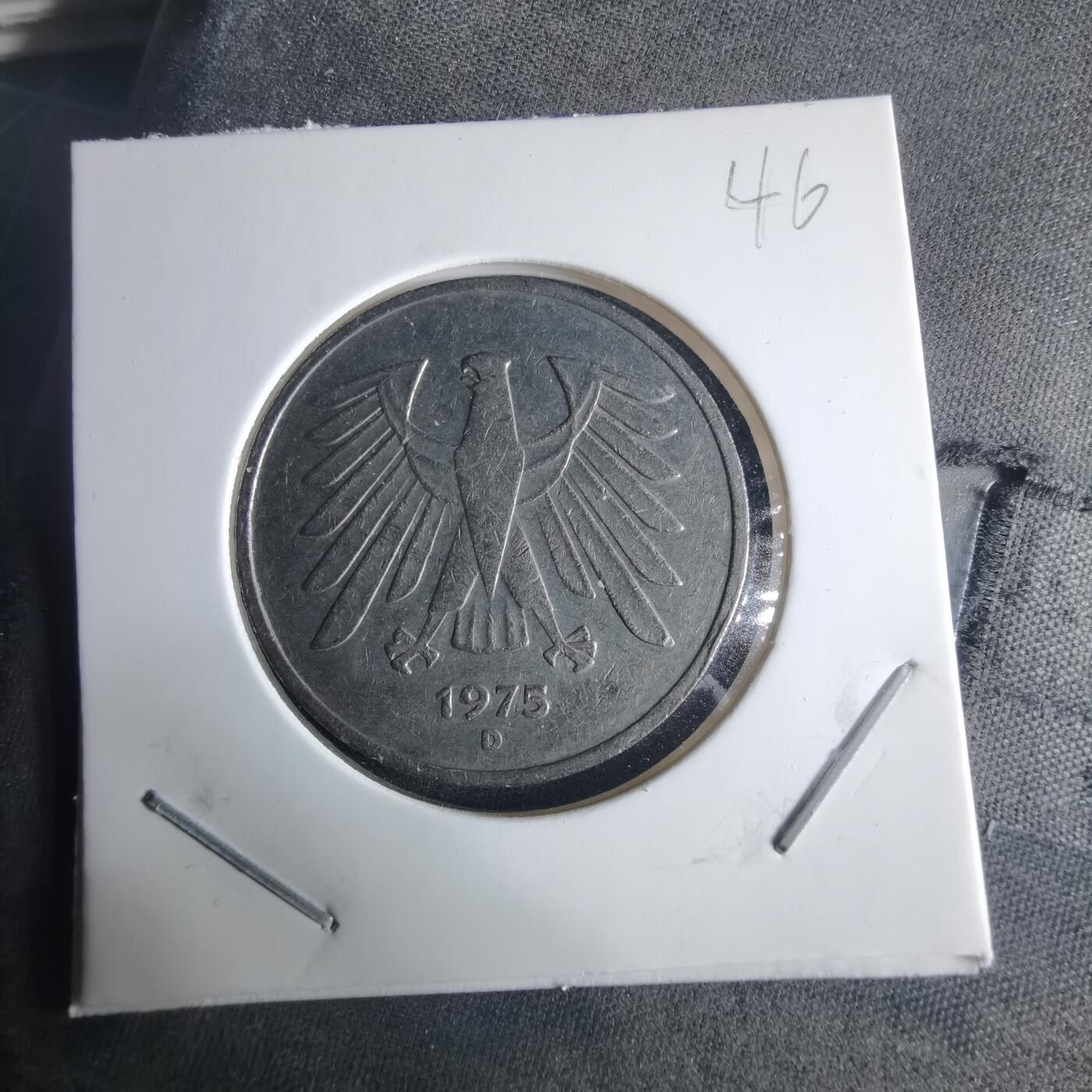 沼泽如烟--第970场 德国1975年5马克