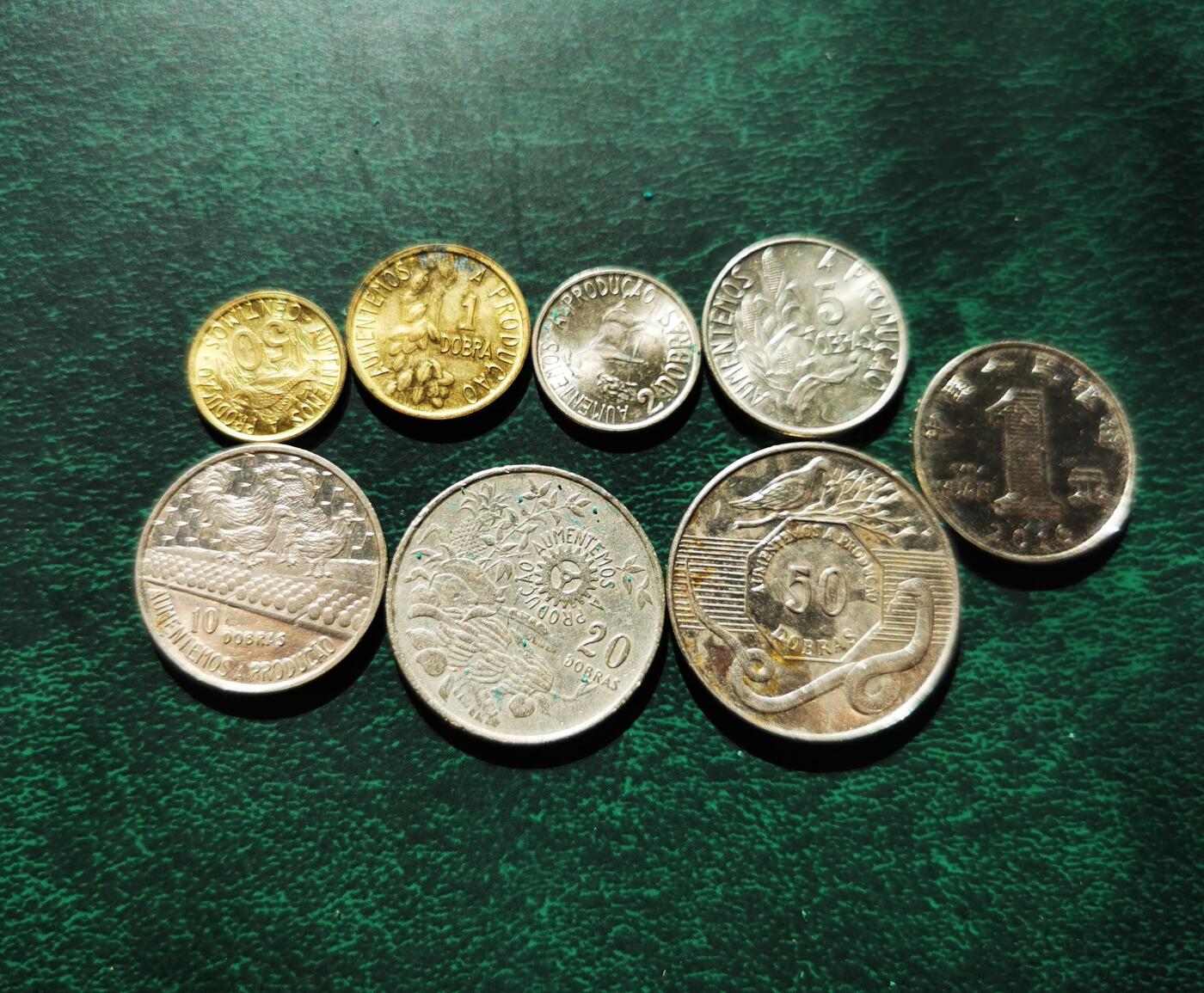 零零发外国硬币拍卖 无佣金 圣多美和普林西比一组