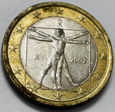 文馨钱币收藏 2026新年第四场（第 290 场）【长期接代拍品】 - 2002 意大利 年1 欧元