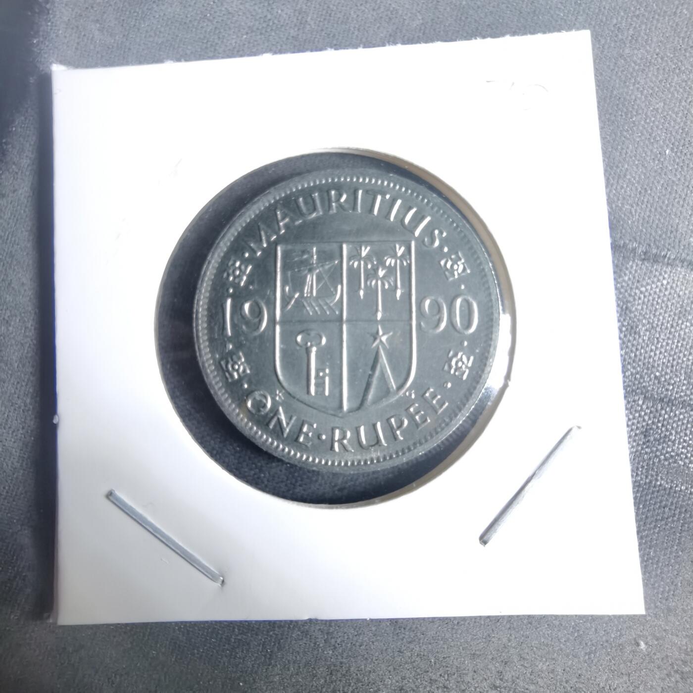 沼泽如烟--第970场 毛里求斯1990年1卢比