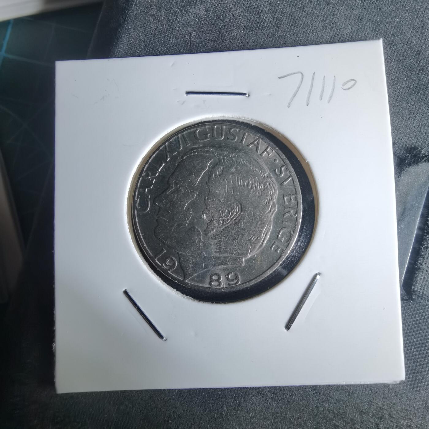 沼泽如烟--第971场 瑞典1989年1克朗