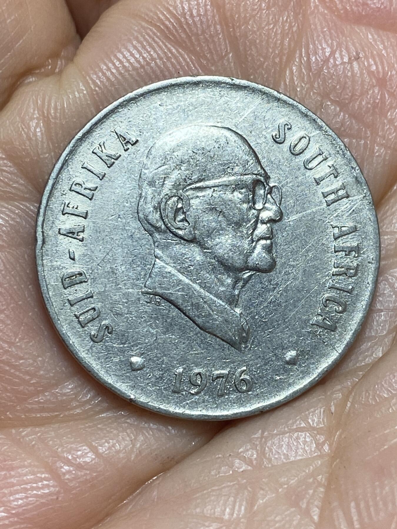 2026年第十三场(总第一百八十二场）外国好品散币场(免佣金) 南非🇿🇦1976年20分(独立后第四套)