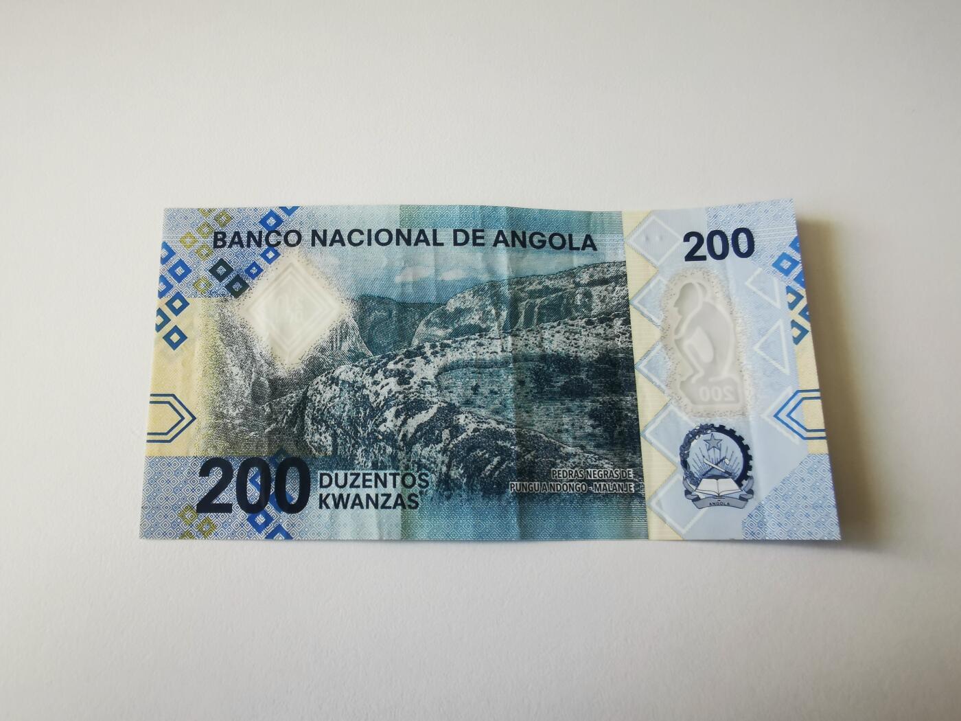 零零发流通品外国纸币拍卖 无佣金 安哥拉200