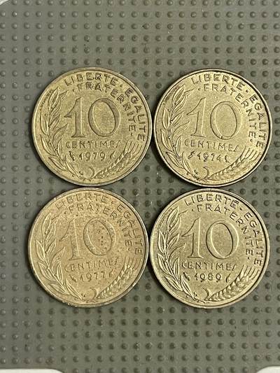 2026年第17场各国散币拍卖（总第167场） - 法国10生丁4枚