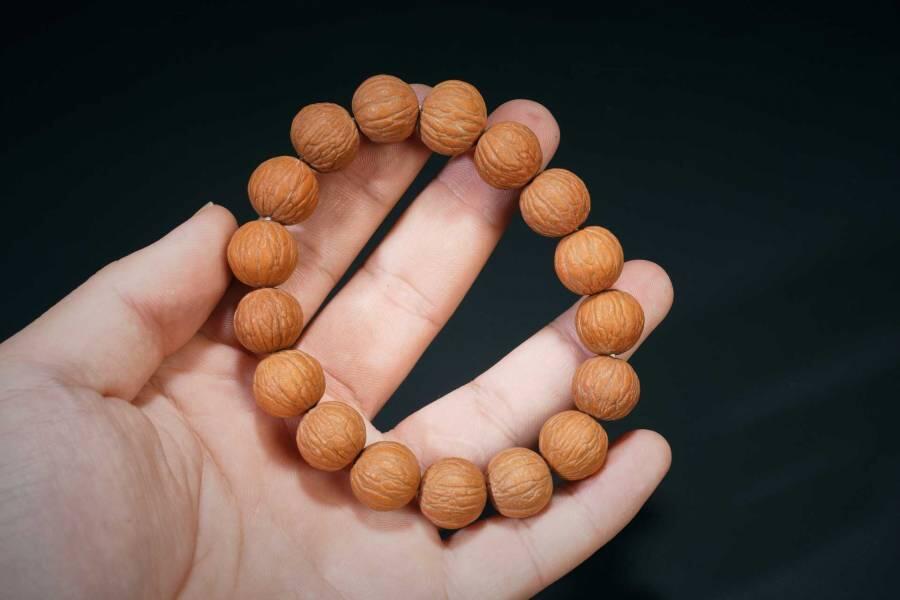 上海都达杂项专场五（全场包邮） 猴头凤羽核桃手串87-285