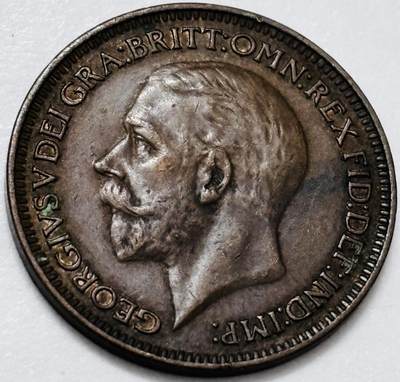 文馨钱币收藏 2026新年第四场（第 290 场）【长期接代拍品】 - 极美品 1936 年英国乔治五世法新铜币，关门年