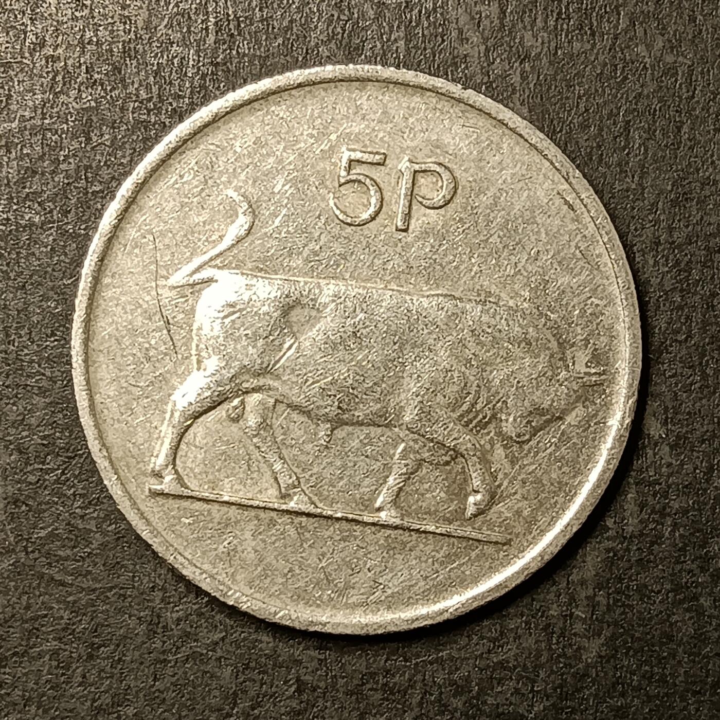 逸泉钱币2026A第五场A各国纸币沙俄散币纪念币系列A702-882 846 爱尔兰5便士公牛