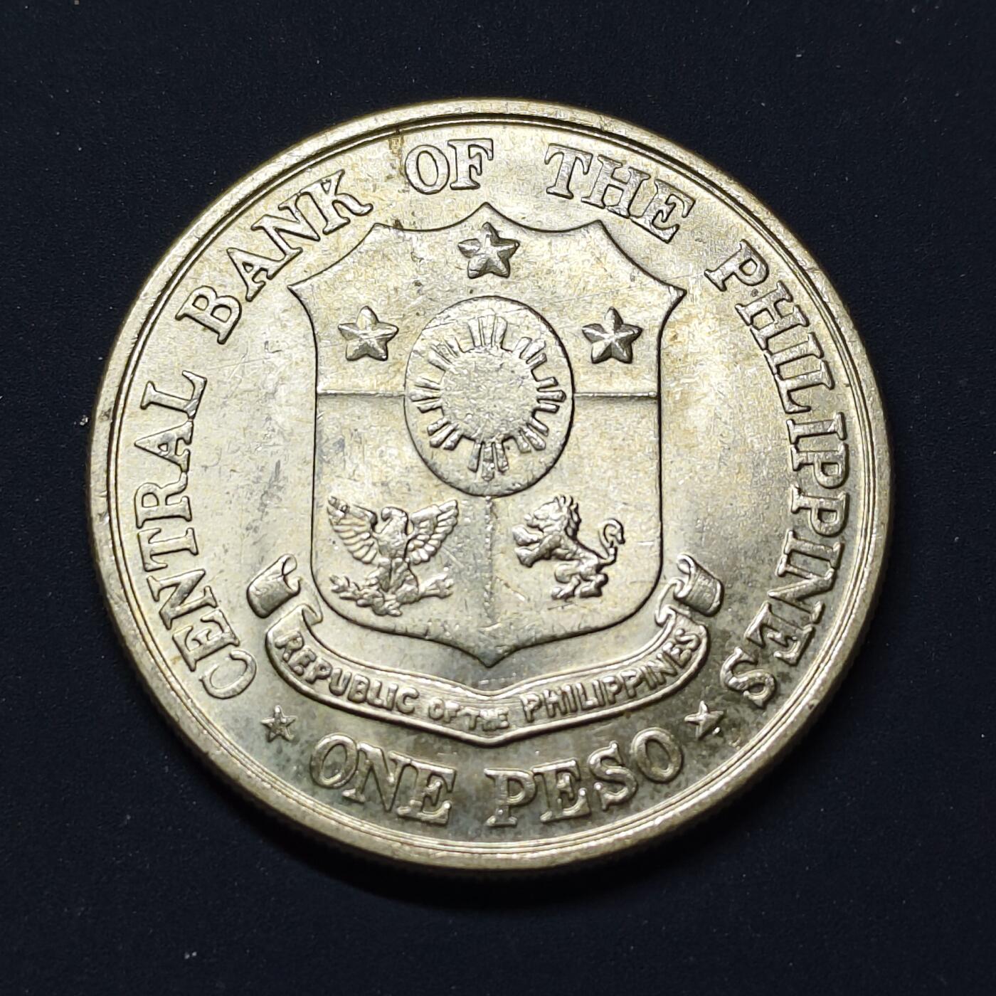 【全场包邮】纯粹捡漏拍497场-持续更新中 菲律宾1961年1比索何塞黎刹诞生100周年纪念银币【38毫米26克90%】