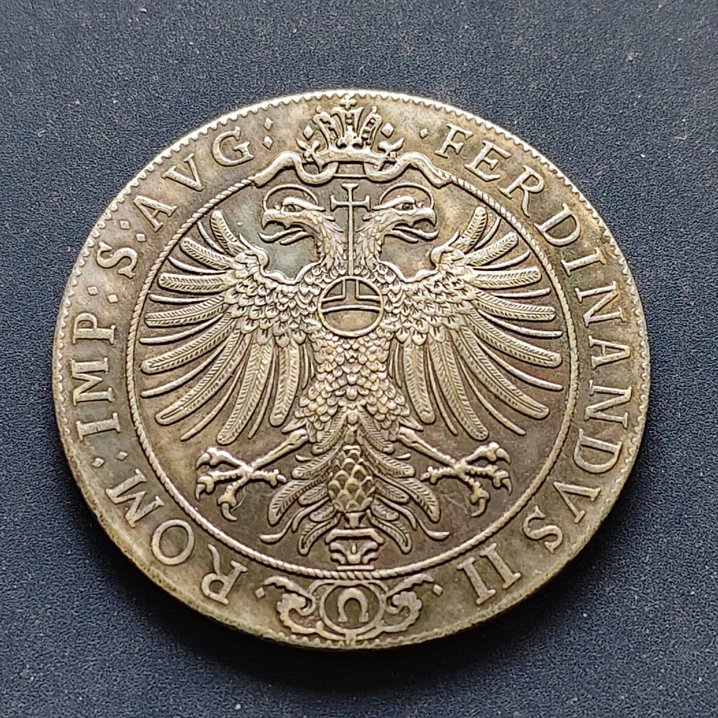 【全场包邮】纯粹捡漏拍496场-持续更新中 【纪念章】仿制神圣罗马帝国哈布斯堡王朝1624年斐迪南二世奥匈双头鹰纪念章