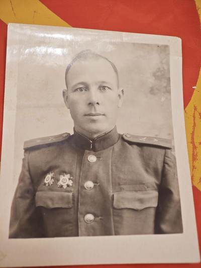 橙子收藏第一期 - 苏联卫国战争炮兵少校阿列克谢耶夫·伊万·赫里斯托福罗维奇 官方认证肖像照