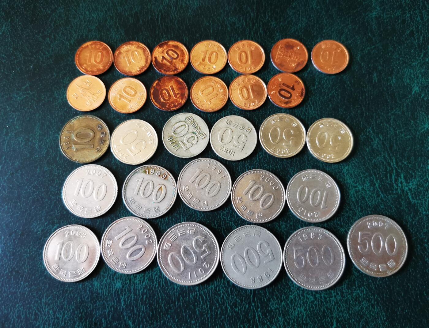 零零发外国硬币拍卖 无佣金 韩国3090元