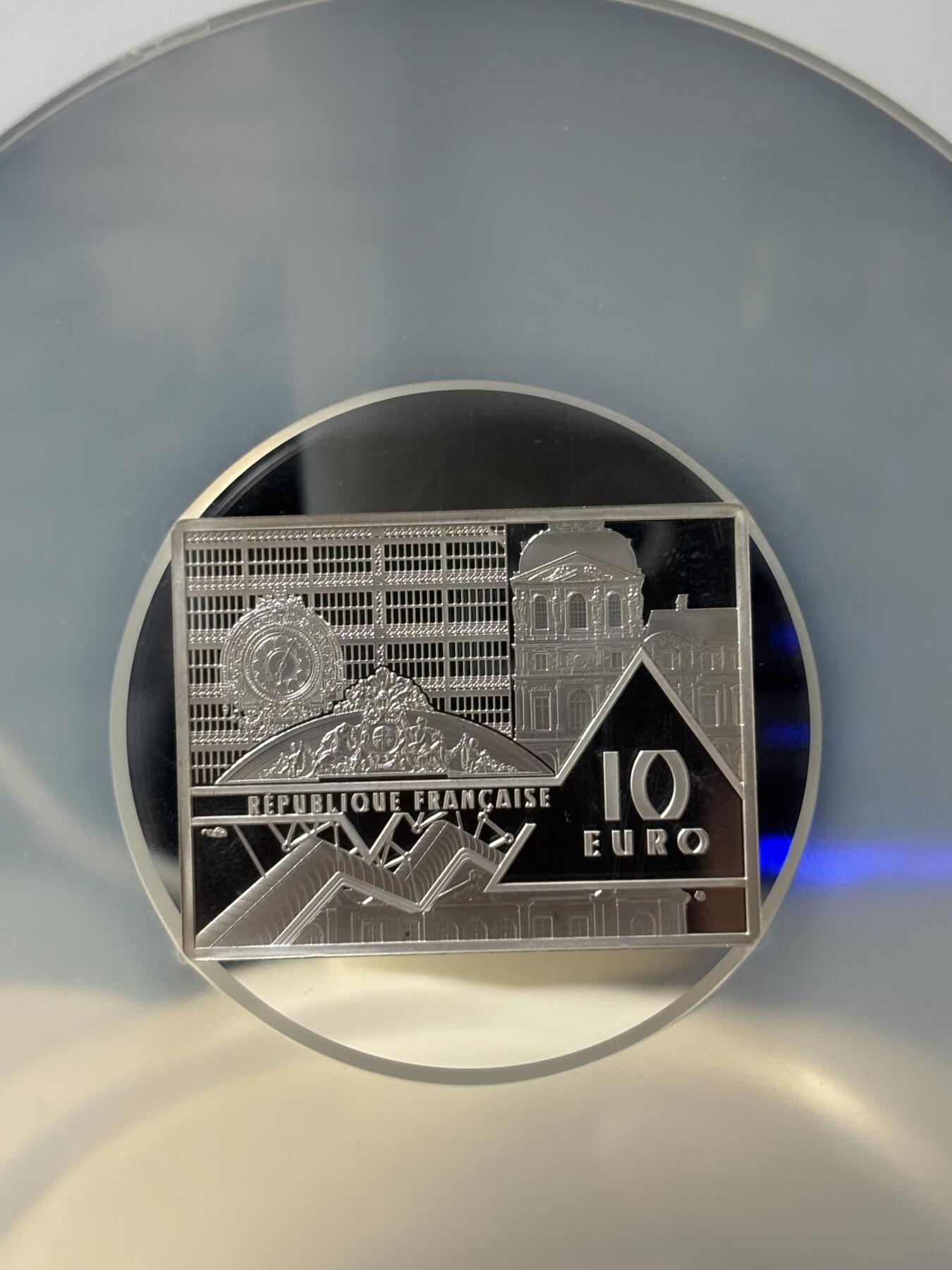 第189期拍卖 法国2020年杰作毕加索《格尔尼卡》银币NGC-PF69首无盒无证书，900银，22.2克，发行3000枚