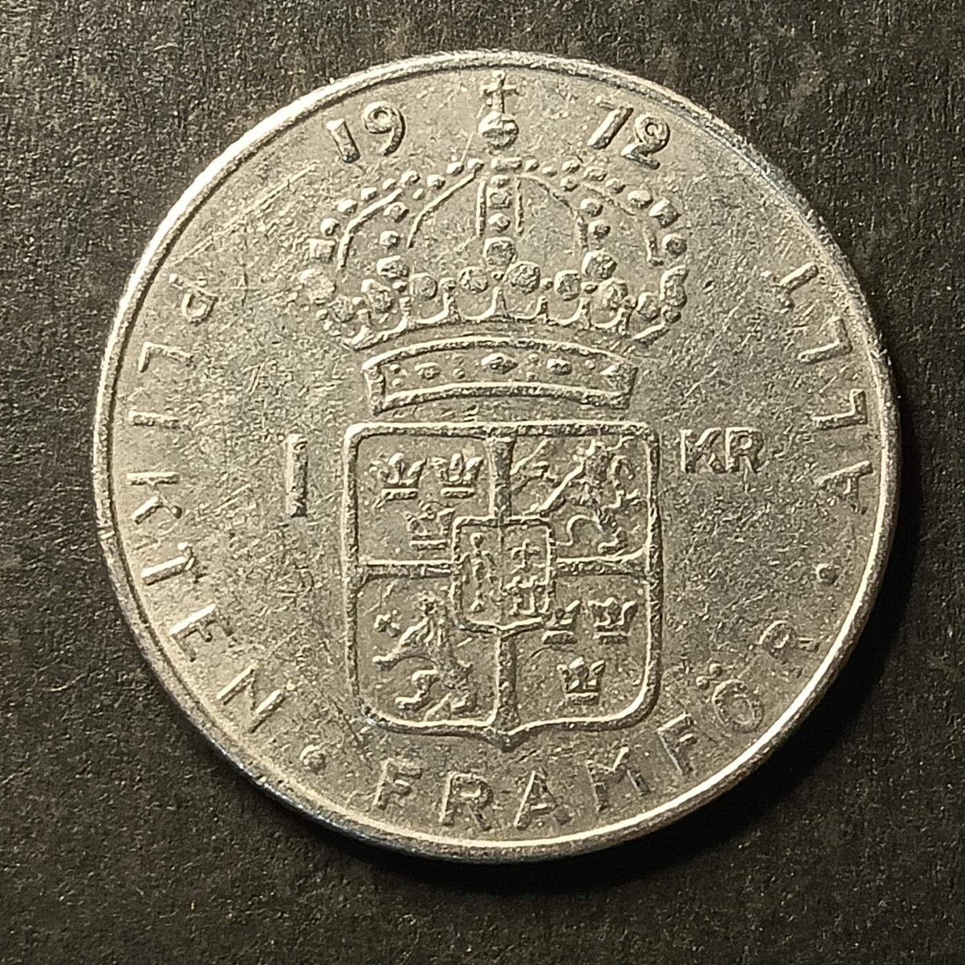 逸泉钱币2026A第五场A各国纸币沙俄散币纪念币系列A702-882 728 瑞典1克郎银币