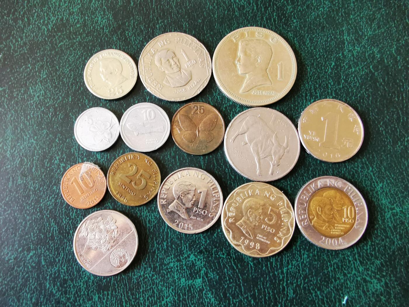 零零发外国硬币拍卖 无佣金 菲律宾一组